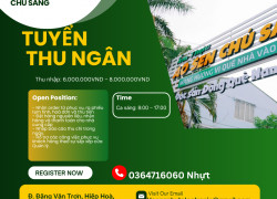 ẨM THỰC AO SEN CHÚ SANG TUYỂN DỤNG THU NGÂN (CHI NHÁNH BIÊN HÒA)