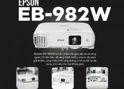 Máy chiếu Epson EB-982W (3LCD/ 4200 Ansi Lumens/ WXGA)