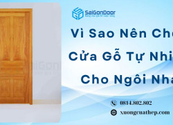 Vì Sao Nên Chọn Cửa Gỗ Tự Nhiên Cho Ngôi Nhà