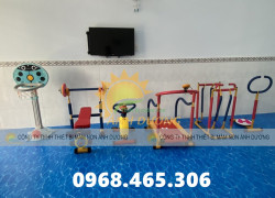 Dụng cụ GYM mầm non, xe đạp 3 bánh trẻ em nhập khẩu chất lượng cao
