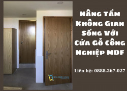 Nâng Tầm Không Gian Sống Với Cửa Gỗ Công Nghiệp MDF