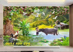 Gạch tranh 3d HN922