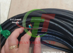 Cáp điều khiển không chống nhiễu Sangjin 3 x 1.5 mm2