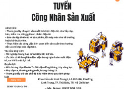 Công ty Dịch vụ Sản xuất Điện tử Việt Nam (EMSV Co., Ltd ) TUYỂN Công Nhân Sản Xuất