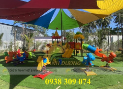 Thú nhún lò xo giá rẻ, cầu trượt liên hoàn, cầu trượt giá rẻ