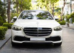 Mercedes Benz S450 Luxury allnew Trắng nội thất nâu