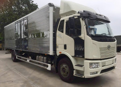 XE  FAW J6L THÙNG KÍN INOX 9.7 MÉT NHẬP KHẨU