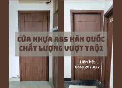 Cửa Nhựa Abs Hàn Quốc: Chất Lượng Vượt Trội