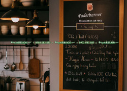 Bảng menu viết phấn