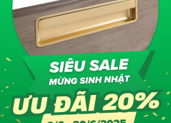 Tay nắm âm tủ NK462 – Siêu sale mừng sinh nhật