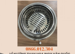 Vỉ Nướng Than Hoa Inox - Vỉ Nướng Inox Bếp Nướng Than Hoa Hàn Quốc