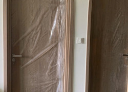 Cửa vòm nhựa composite cổ điển cho nhà phố đẹp