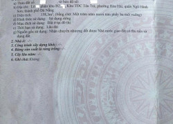 🔴Bá.n Đất Góc 2MT đườngg 10m5 Bùi Quốc Khái, Q Ngũ Hành Sơn