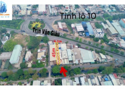 Bán Xưởng 200m2 mặt tiền Trần Văn Giàu – Ngay Vòng Xoay Tỉnh Lộ 10 – Chỉ 6.5 tỷ TL