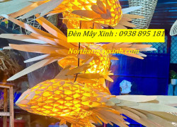 Đèn mây hình cá ,đèn decor hình cá,đèn handmade hình cá