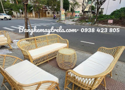 Sofa mây tự nhiên hiện đại phòng khách