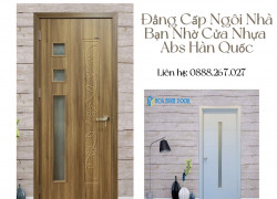 Đẳng Cấp Ngôi Nhà Bạn Nhờ Cửa Nhựa Abs Hàn Quốc