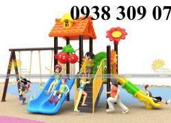 Cầu trượt xích đu giá rẻ,cầu trượt liên hoàn ngoài trời LH