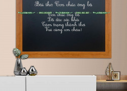 Bảng viết phấn loại nhỏ