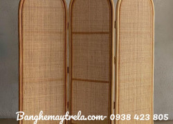 Bình phong mây tre tự nhiên