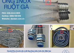 Ống ruột gà bọc nhựa, ruột gà lõi thép, ống ruột gà lõi thép bọc inox chống cháy nổ, ống luồn dây điện bọc nhựa PVC