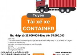 TUYỂN TÀI XẾ LÁI XE CONTAINER CÓ BẰNG FC