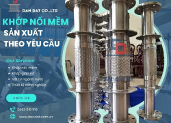 Khớp chống rung inox, khớp chống rung mặt bích, khớp chống rung dùng cho bơm tuần hoàn, khớp chống rung ống gió