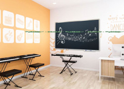 Bảng từ đen viết phấn Greenlam cao cấp
