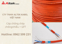 Cáp chống cháy chống nhiễu 2 Core+AL+GFT
