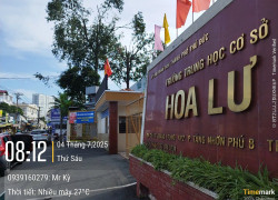 NHÀ 2 TẦNG NGAY TRƯỜNG HOA LƯ, 5PN, HẺM XE HƠI 7 CHỖ. 51TR/M2,
