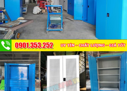Tủ Dụng Cụ 6 Ngăn Kèm Bảng Treo - Tối Ưu Không Gian – Nâng Cao Hiệu Suất