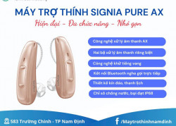 MÁY TRỢ THÍNH SIGNIA PURE AX - NHỎ GỌN, HIỆN ĐẠI ĐA CHỨC NĂNG