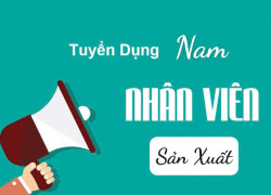 Tuyển NV NAM sản xuất vận hành dây chuyền bột hoà tan ở Bình Chánh