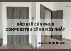 Báo Giá Cửa Nhựa Composite 2 Cánh Mới Nhất