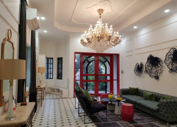 Cho thuê villa full nội thất mặt tiền 107 Lê Văn Chí, TP. Thủ Đức, 7x35m2 trệt 2 lầu. Giá 45 triệu, phù hợp spa, thẩm
