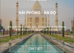 Cước Vận Chuyển Từ Hải Phòng Đi Ấn Độ
