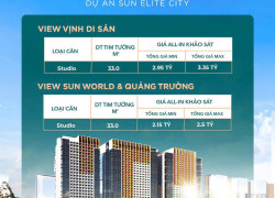 HOT!!! Chỉ với 700 triệu sở hữu ngay căn hộ dự án Sun Centro Town view vịnh di sản Hạ Long