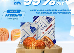 Gói Hút Khí Oxy O-MaxxSorb Secco – Giải Pháp Chống Mốc Cho Bánh Trung Thu