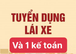 Tuyển 2 tài xế giao hàng bằng B2 & 1 kế toán thuế làm Đà Nẵng