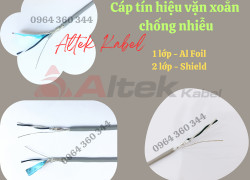 Cáp tín hiệu chống nhiễu vặn xoắn 18awg 1pair/2pair/3pair/4pair