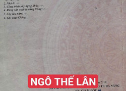 - BÁN ĐẤT 113,5m² tặng dãy trọ 6 phòng, MT đường 7m5 Ngô Thế Lân, sau Bến Xe, Hoà An, Cẩm Lệ, Đà Nẵng