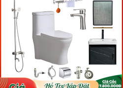 Combo Trọn Bộ Nhà Tắm 10 Món Nóng Lạnh MTCB-125