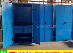 Tủ đồ nghề 2 cánh 3 ngăn kéo 2 khay KT: 1100Wx550Dx1800Hmm