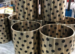 Tấm Bạc trượt  tự bôi trơn, bạc đồng lỗ Graphite, bạc Graphite, bạc đồng tiết dầu