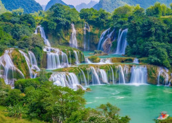 🌿 Thác Bản Giốc – nơi khiến bạn phải tự hỏi: đây là Việt Nam hay chốn thần tiên?