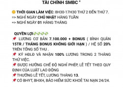GALAXY DT tuyển NV xử lý tín dụng làm tại văn phòng