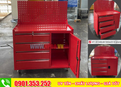 Các mẫu xe đẩy, tủ đựng đồ nghề kèm bảng treo