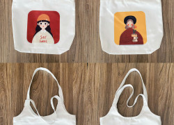 Thiết kế in ấn sản xuất túi vải canvas tại Vĩnh Long