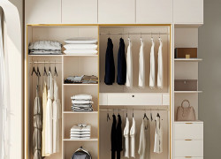 Tủ Áo Gỗ Công Nghiệp MDF Cánh Lùa Cao Cấp