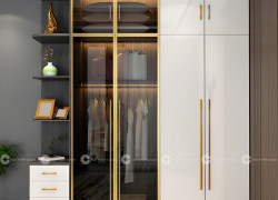 Tủ Áo Cánh Kính Khung Nhôm Cao Cấp